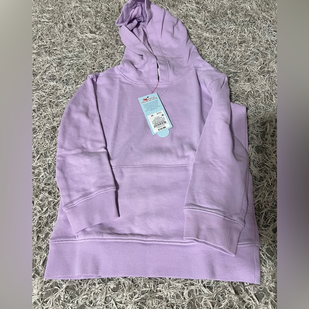 NWT Cat & Jack size 3T purple hoodie